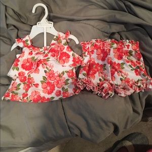 3/6month tank top and shorts set